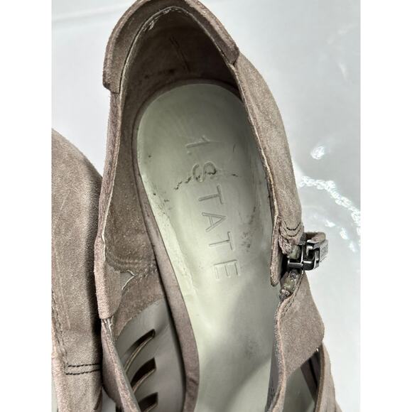 1 State Arnet tan suede leather bootie 10 - Picture 9 of 10